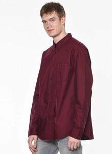 LEE LEE BUTTON DOWN MĘSKA KOSZULA TAWNY PORT L880JQDE