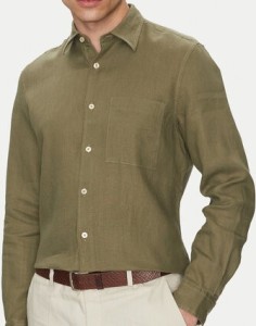 Marc O'Polo Koszula 523 7428 42318 Zielony Regular Fit