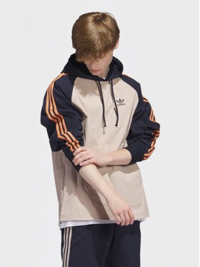 adidas Bluza SST Hooded Windbreaker IC5537 Brązowy Regular Fit