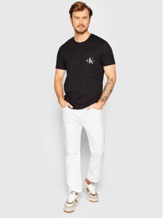 Calvin Klein Jeans T-Shirt J30J320936 Czarny Slim Fit