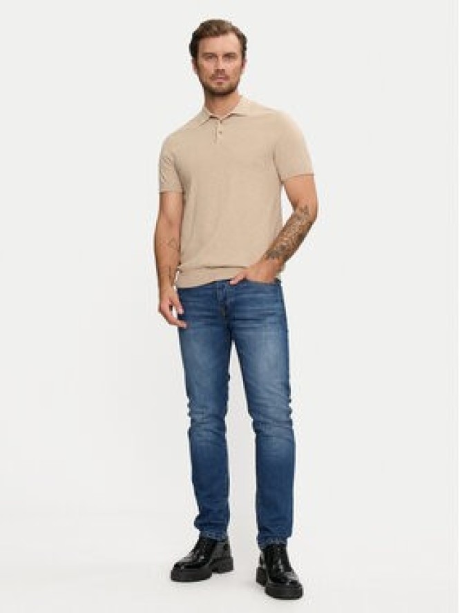 United Colors Of Benetton Jeansy 4MCP57BC8 Granatowy Slim Fit