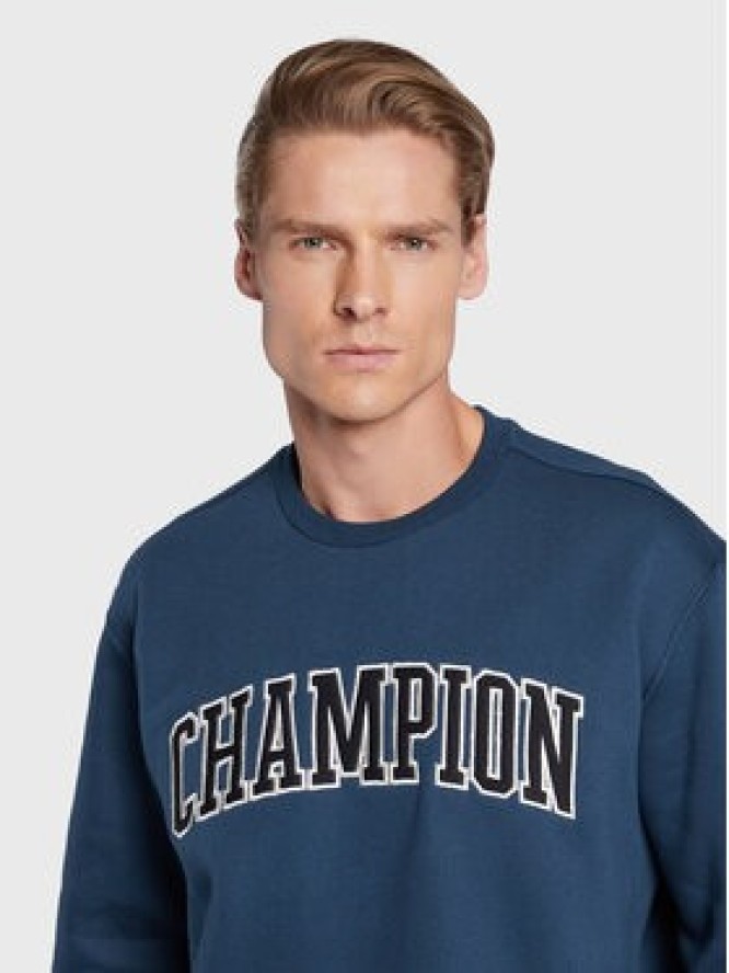 Champion Bluza 217877 Niebieski Regular Fit