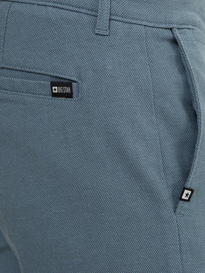 Spodnie chinosy męskie niebieskie Erhat 405