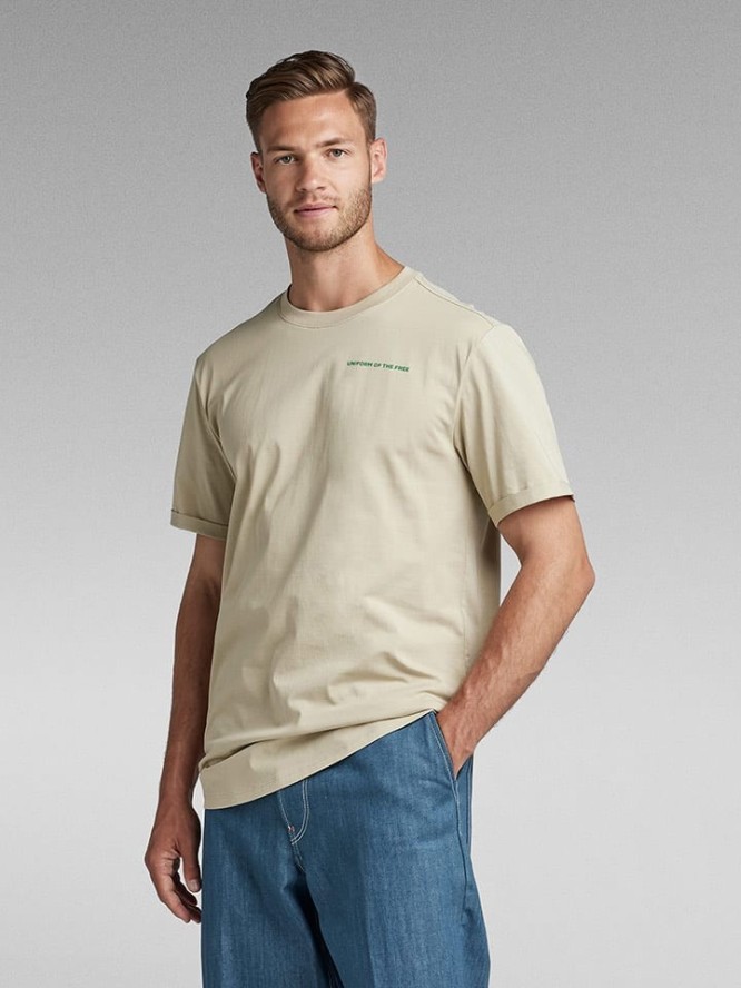 G-Star Koszulka w kolorze beżowym rozmiar: L