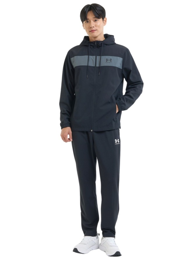 Bluza dresowa męska Under Armour UA Sportstyle Windbreaker - czarna