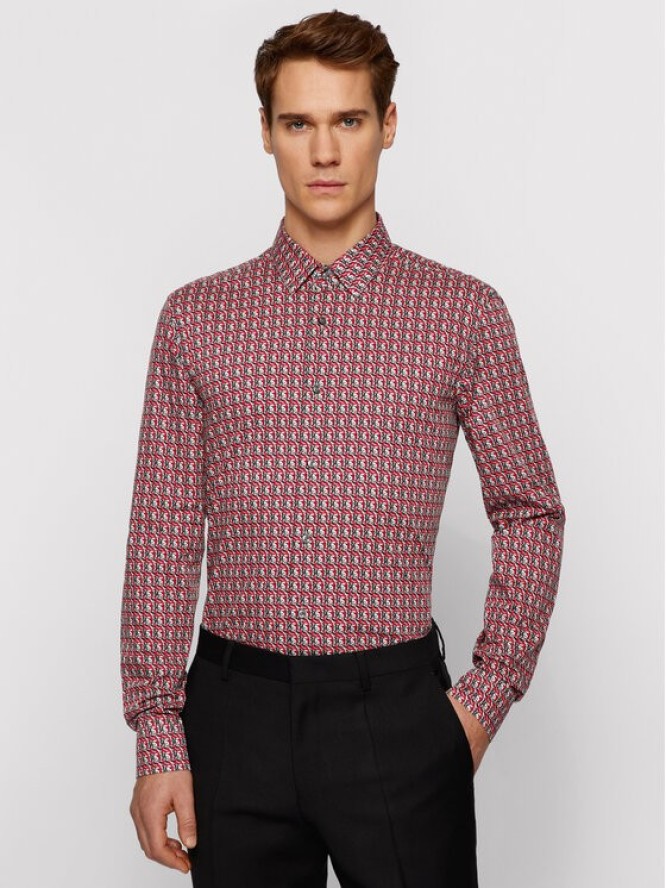 Boss Koszula Isko 50451492 Kolorowy Slim Fit