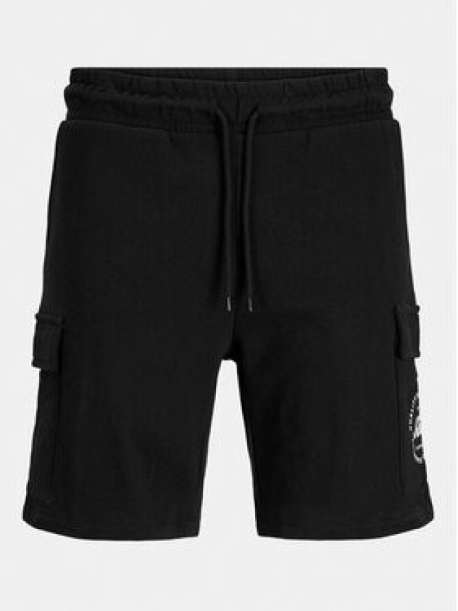 Jack&Jones Szorty sportowe Jpstswift 12249930 Czarny Regular Fit