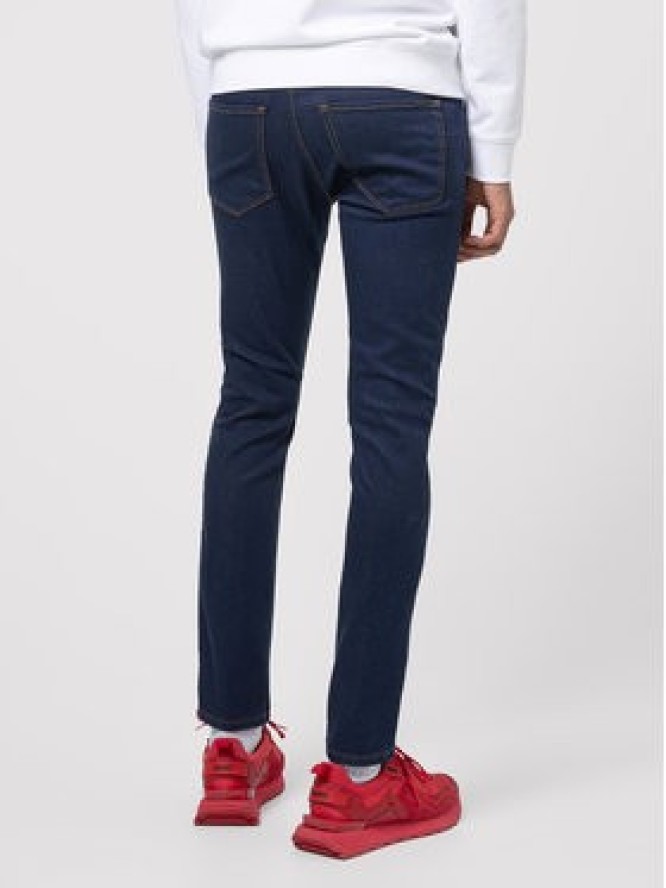 Hugo Jeansy 734 50441720 Granatowy Extra Slim Fit