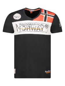 Geographical Norway Koszulka "Jidney" w kolorze czarnym rozmiar: XL