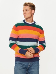 United Colors Of Benetton Sweter 1235K107K Kolorowy Regular Fit