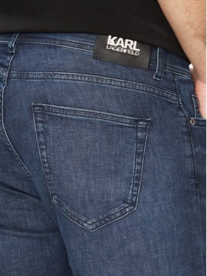 KARL LAGERFELD Szorty jeansowe 265820 542833 Granatowy Regular Fit