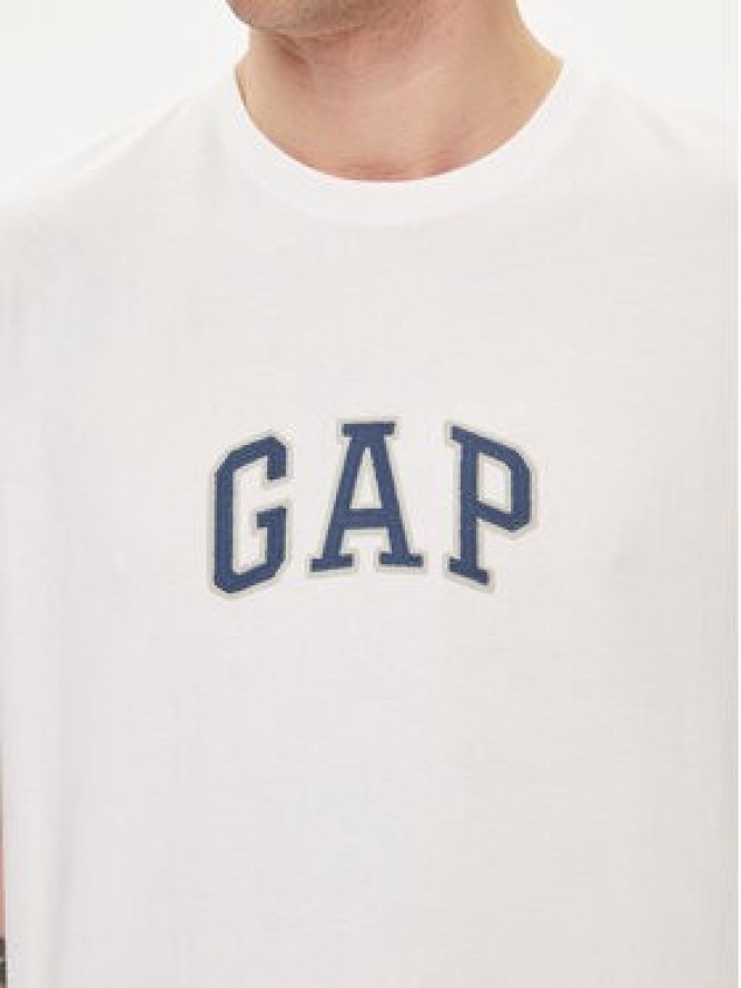 Gap T-Shirt 570044-00 Biały Regular Fit