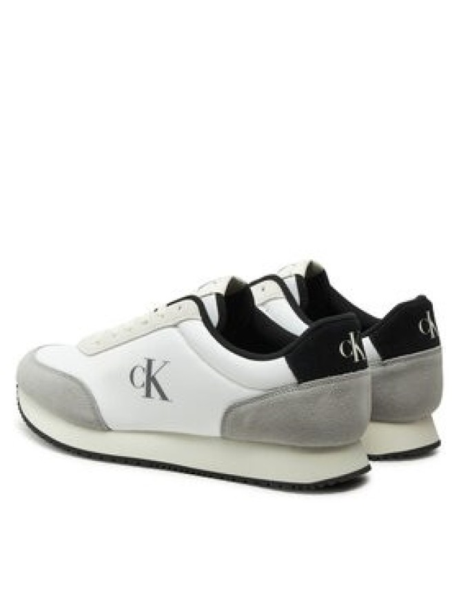 Calvin Klein Jeans Sneakersy Retro Runner Iconic Snk YM0YM01119 Biały