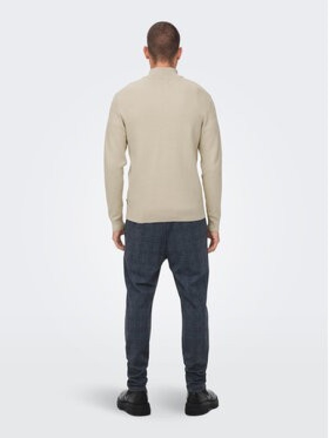 Only & Sons Sweter 22023210 Beżowy Regular Fit