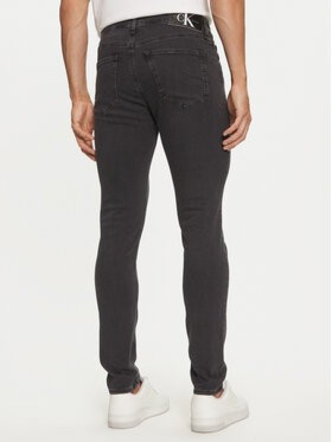 Calvin Klein Jeans Jeansy J30J323696 Szary Skinny Fit