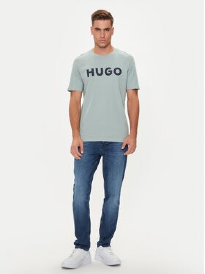 Hugo T-Shirt Dulivio 50467556 Zielony Regular Fit