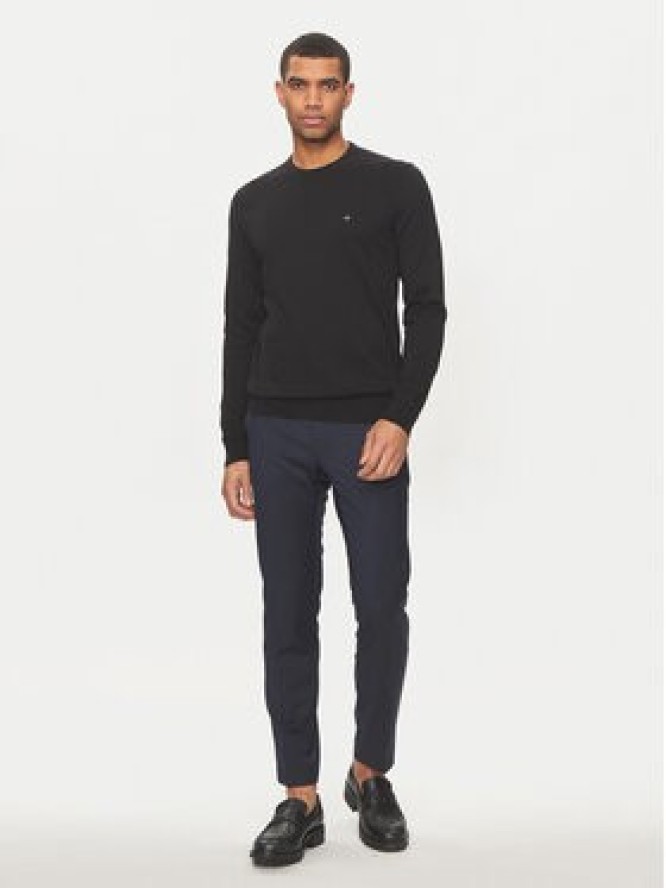 Calvin Klein Sweter K10K113549 Czarny Regular Fit