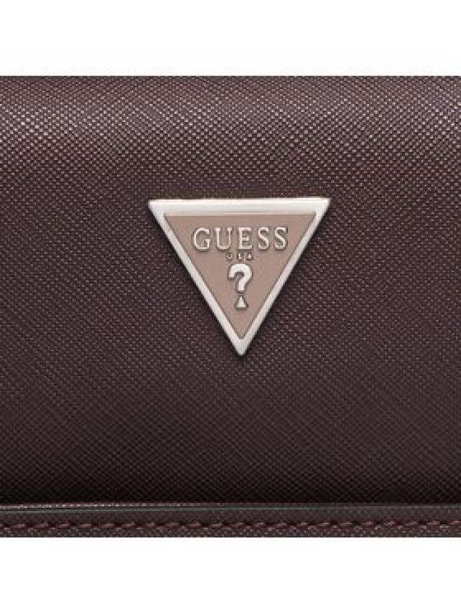 Guess Saszetka Certosa Saffiano Smart Mini Bags HMECSA P3158 Bordowy