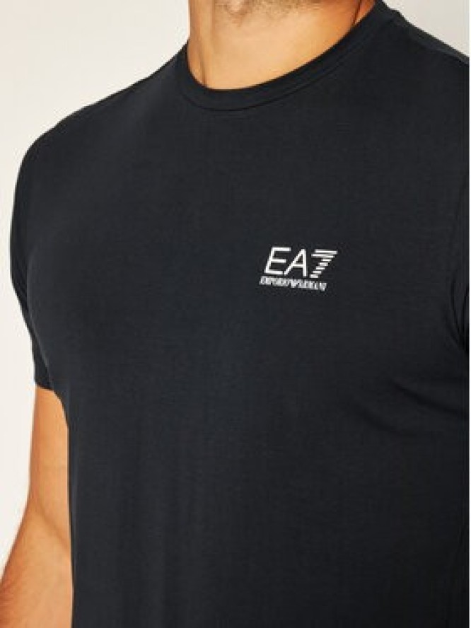EA7 Emporio Armani T-Shirt 8NPT52 PJM5Z 1578 Granatowy Regular Fit