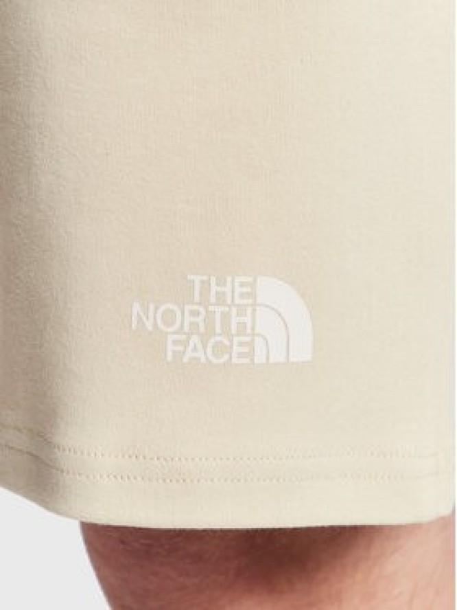 The North Face Szorty sportowe Graphic NF0A3S4F Beżowy Regular Fit