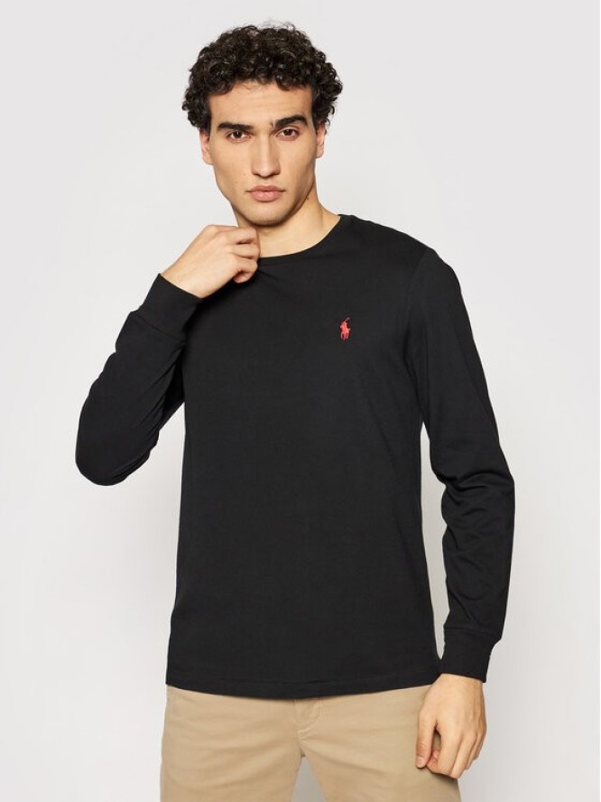 Polo Ralph Lauren Longsleeve Classics 710671468001 Czarny Custom Slim Fit