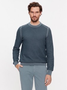 Boss Sweter Aquila 50498950 Granatowy Regular Fit