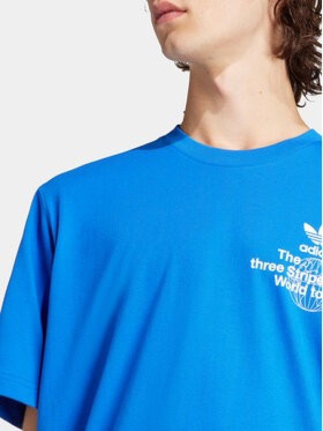 adidas T-Shirt BT IS0182 Niebieski Regular Fit