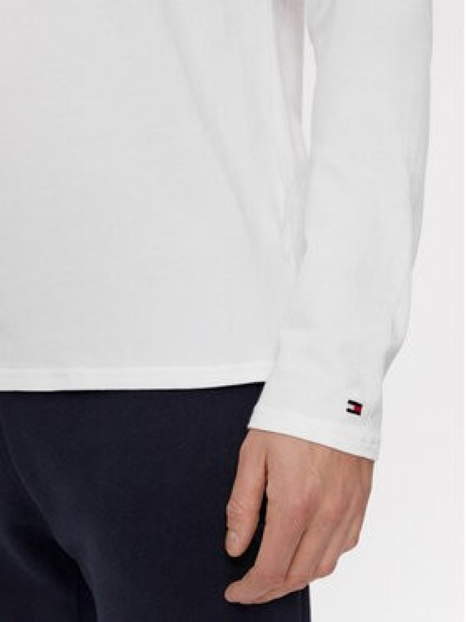 Tommy Hilfiger Komplet 3 longsleeve UM0UM03022 Biały Slim Fit