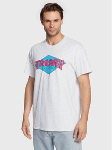 Thrasher T-Shirt Trasher Szary Regular Fit