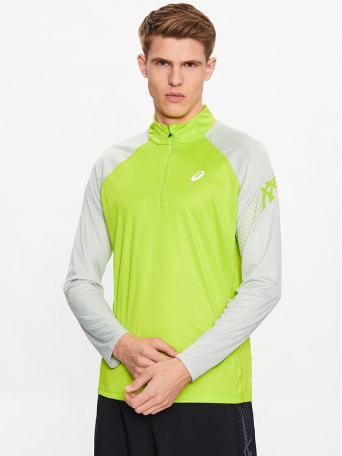 Asics Longsleeve Icon 2011C732 Zielony Regular Fit