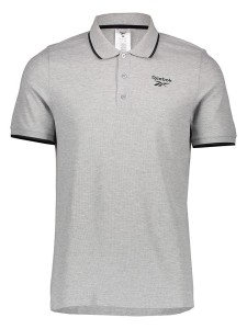 Reebok Koszulka polo w kolorze szarym rozmiar: L