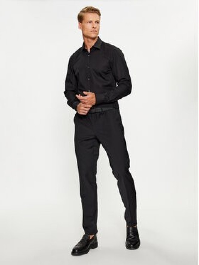 Hugo Koszula Koey 50494513 Czarny Slim Fit