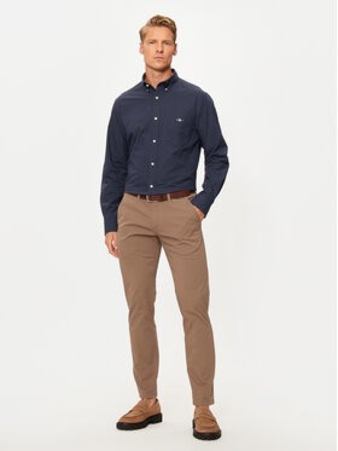 Gant Koszula 3240160 Granatowy Regular Fit