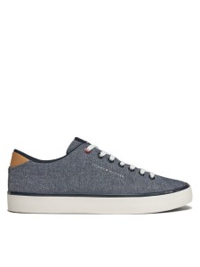 Tommy Hilfiger Sneakersy Th Hi Vulc Low Chambray FM0FM04945 Niebieski