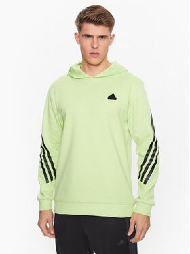 adidas Bluza Future Icons 3-Stripes Hoodie IJ8866 Zielony Regular Fit