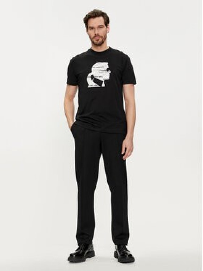 KARL LAGERFELD T-Shirt 755423 542241 Czarny Regular Fit