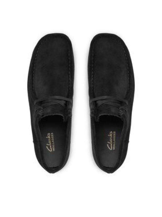 Clarks Półbuty Wallabee Evo 261728207 Czarny