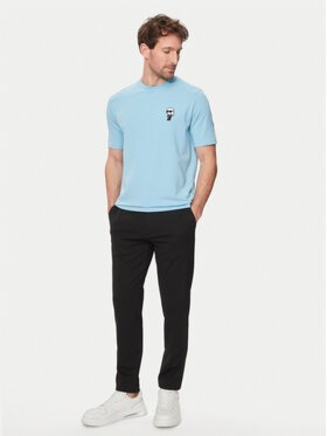 KARL LAGERFELD T-Shirt 755027 542221 Błękitny Regular Fit