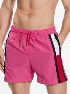 Tommy Hilfiger Szorty kąpielowe UM0UM02730 Różowy Slim Fit