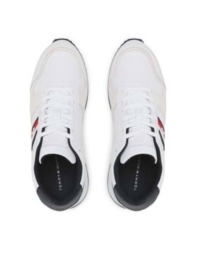 Tommy Hilfiger Sneakersy Runner Evo Leather FM0FM04714 Biały