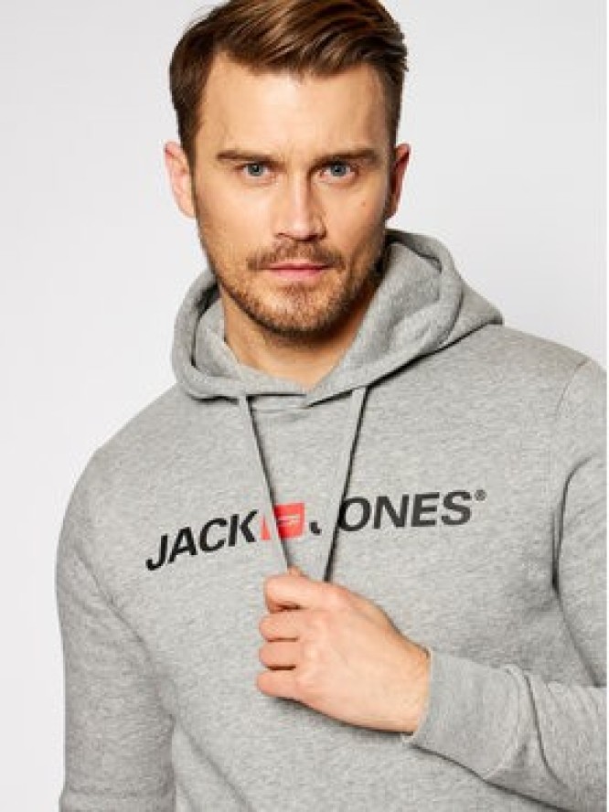 Jack&Jones Bluza Corp Old Logo 12137054 Szary Regular Fit