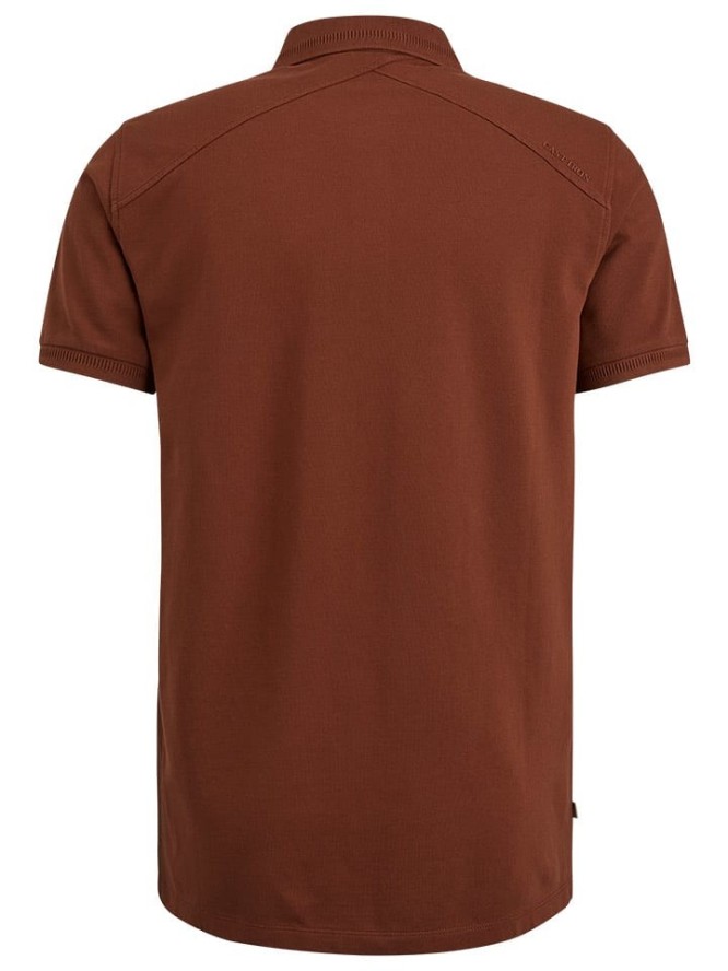 CAST IRON Koszulka polo w kolorze jasnobrązowym rozmiar: L