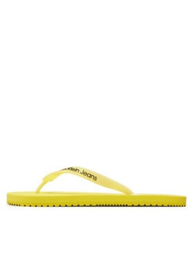 Calvin Klein Jeans Japonki Beach Sandal Monogram Tpu YM0YM00838 Żółty