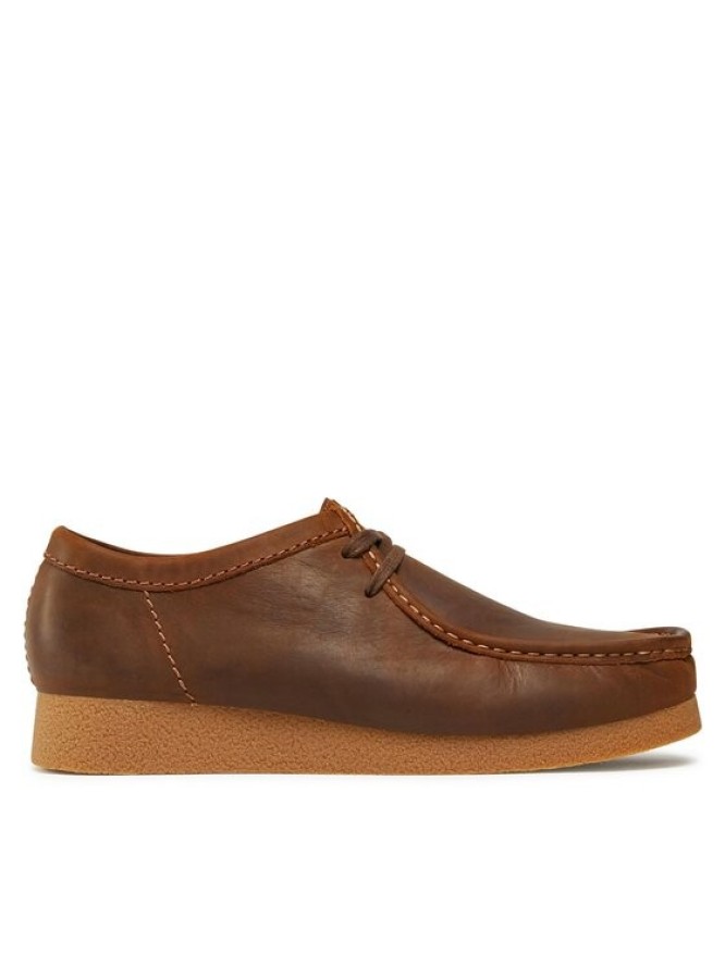 Clarks Półbuty Wallabee Evo 261728197 Brązowy