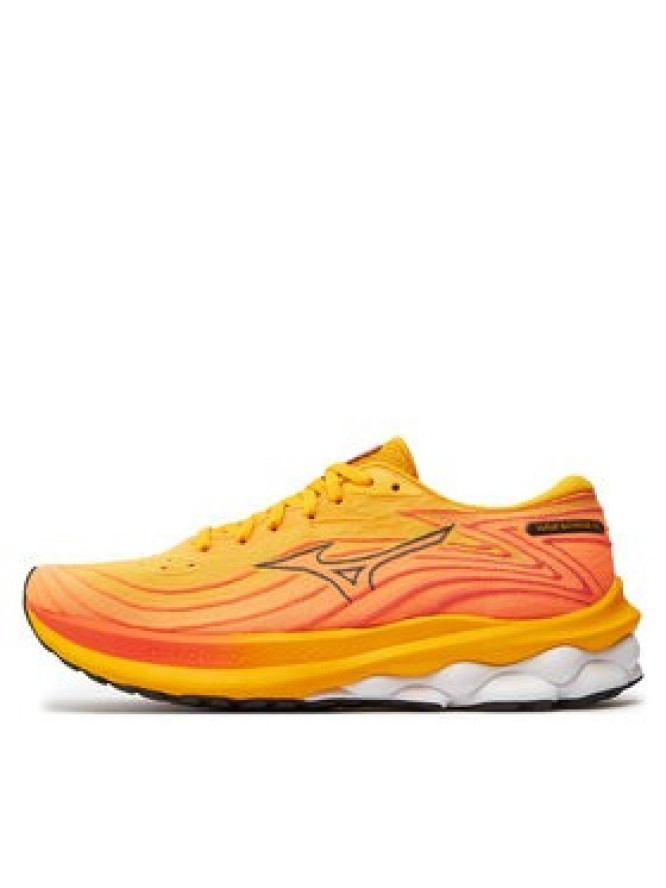 Mizuno Buty do biegania Wave Skyrise 5 J1GC2409 Pomarańczowy