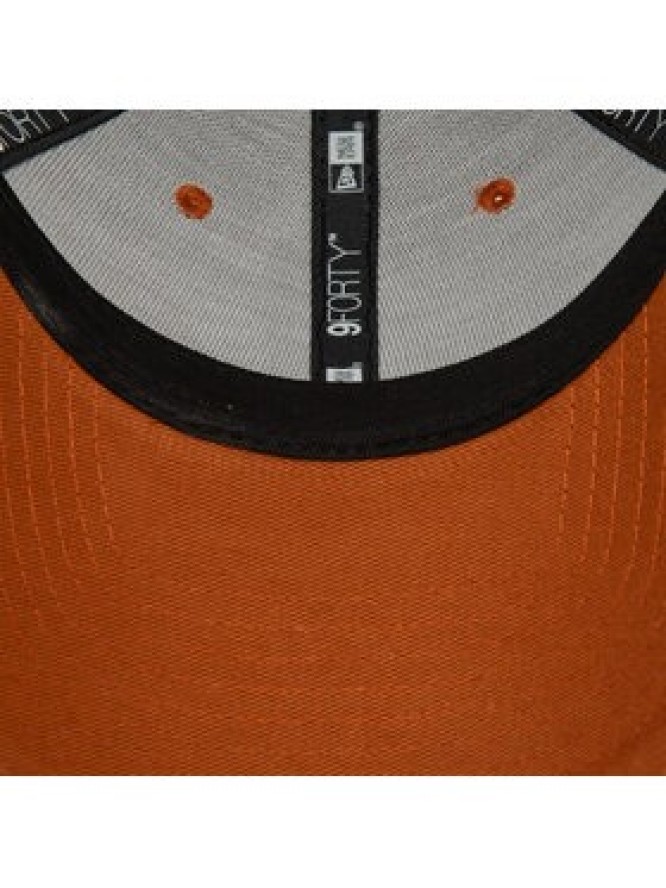 New Era Czapka z daszkiem Side Patch 940 Athletics 60435134 Pomarańczowy