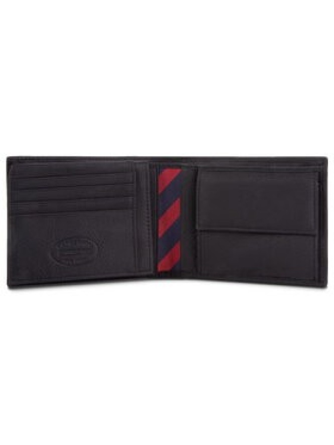 Tommy Hilfiger Duży Portfel Męski Johnson Cc Flap And Coin Pocket AM0AM00660/82566 Czarny