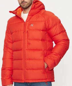 Haglöfs Kurtka puchowa Rosson 607460 Czerwony Relaxed Fit
