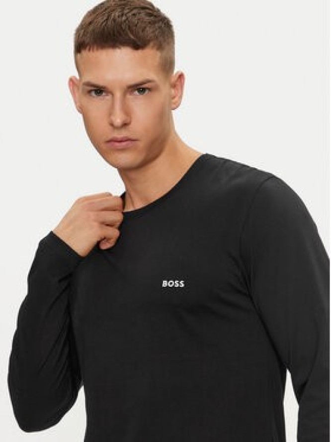 Boss Komplet 3 longsleeve 50492321 Czarny Regular Fit