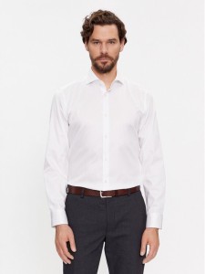 JOOP! Koszula 30034392 Biały Slim Fit